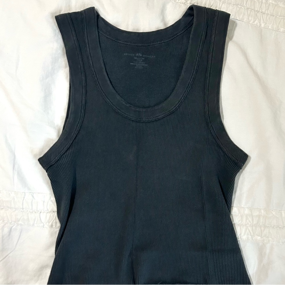 Brandy Melville Dark Grey Connor Tank Top